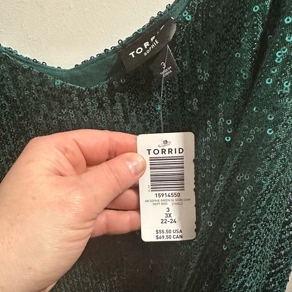 Torrid sequin swing top - Picture 3 of 3